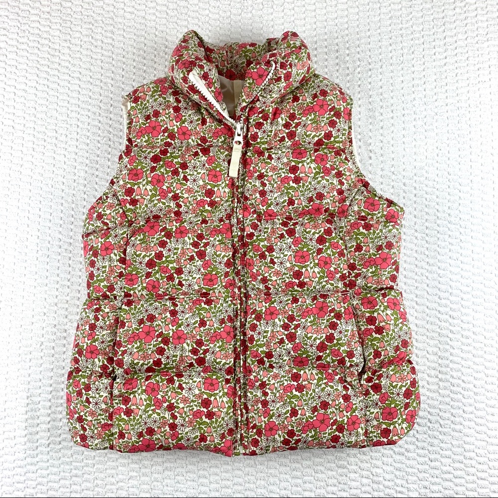 Land’s End Kids Floral Puffer Vest